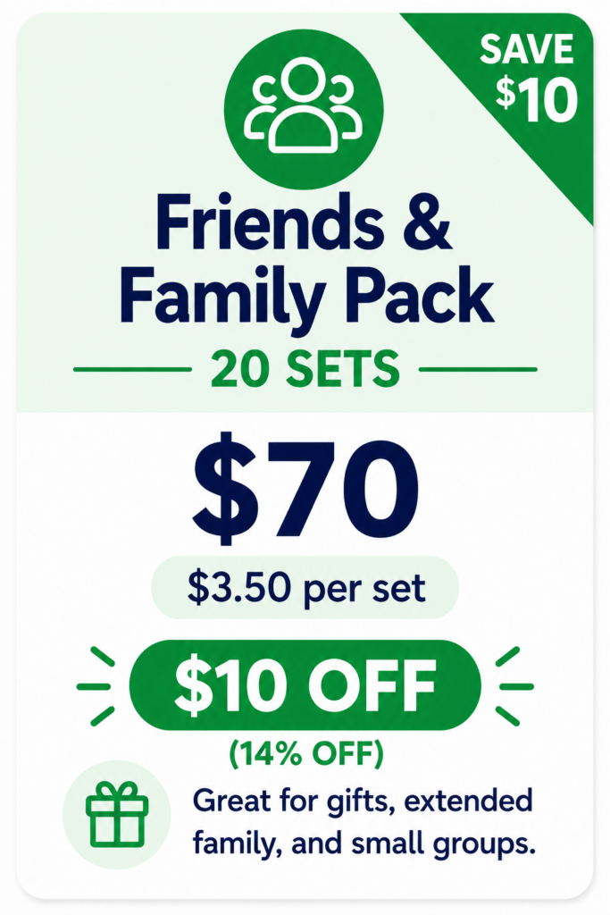 Family & Friends Pack